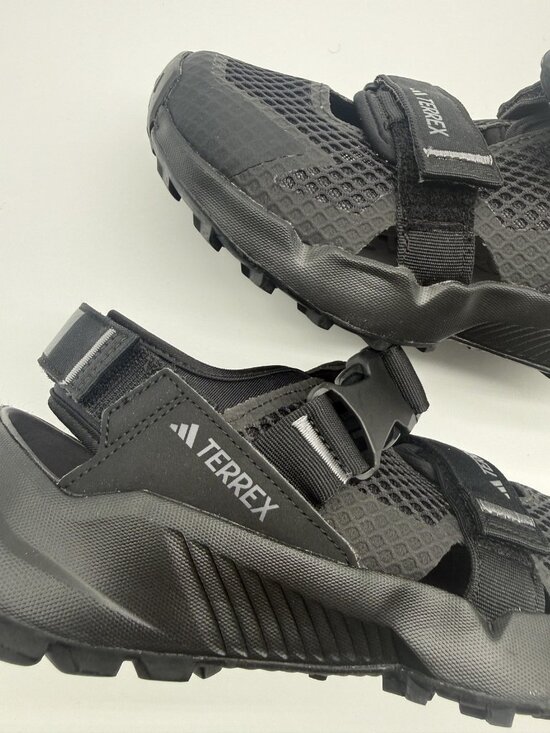 New Adidas Terrex Hydroterra A Sandals Men\'s Size 7 Black Trail Hiking IF7596
